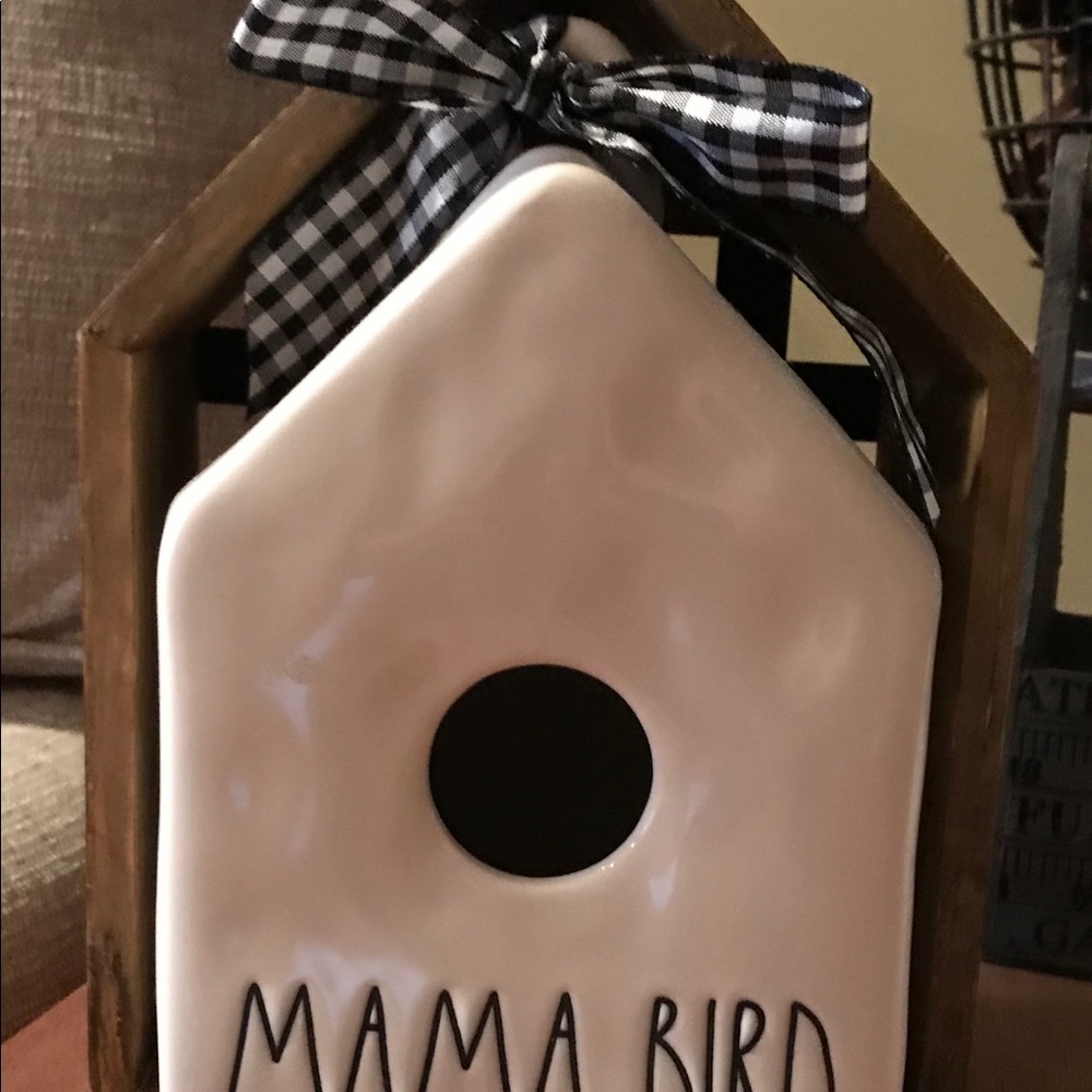 Rae Dunn MAMA BIRD Birdhouse